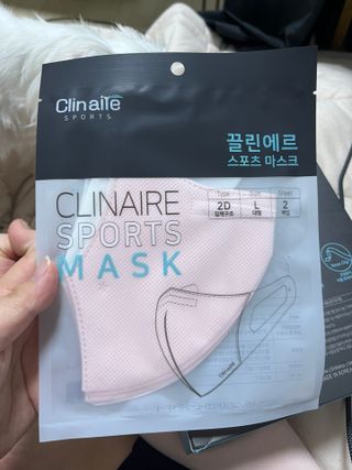 끌린에르 스포츠 귀편한 새부리형 마스크 (뉴컬러포함) — 5점을 준 리뷰어가 2022년 5월 올린 사용 사진