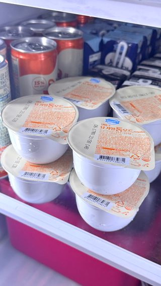 구매평★[2종 패키지]덴마크 요거밀 통오트 요거트(12,460원) — 5점을 준 리뷰어가 2025년 6월 올린 사용 사진
