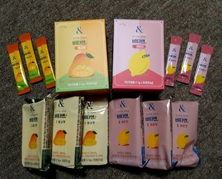 비타앤C 레몬맛, 망고맛 — 5점을 준 리뷰어가 2021년 5월 올린 사용 사진