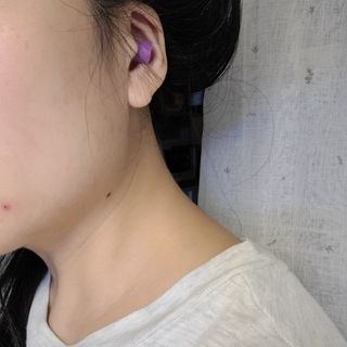 3M 소음방지 수면 귀마개 굿나잇 이어플러그 오렌지/퍼플 50쌍 — 5점을 준 리뷰어가 2023년 7월 올린 사용 사진