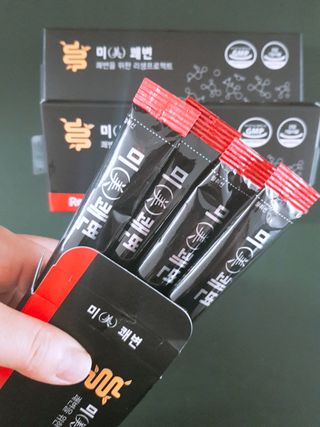 새롬바이오 리생 [미쾌변] 차전자피 식이섬유 건강기능식품 3팩 — 5점을 준 리뷰어가 2021년 6월 올린 사용 사진