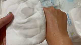 설랩수앤슈, 직접 만들어 쓰는 아기 물티슈 — 3.5점을 준 리뷰어가 2021년 9월 올린 사용 사진