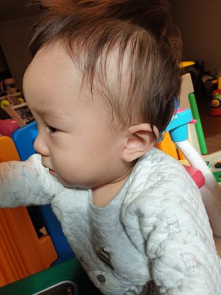 mom e 맘이 내추럴 베이비 케어 샴푸앤바스+로션 — 5점을 준 리뷰어가 2021년 1월 올린 사용 사진