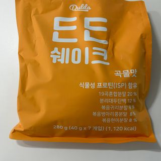 [덜다] 든든 식물성 단백질 쉐이크 40g X 7입 (곡물/딸기) — 5점을 준 리뷰어가 2023년 8월 올린 사용 사진