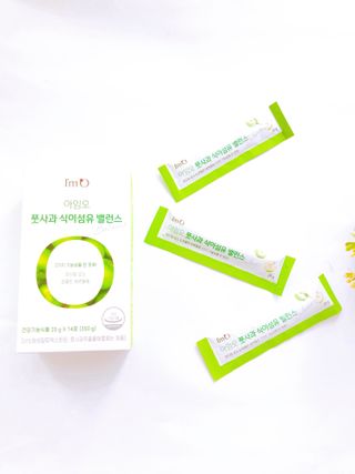 아임오 풋사과 식이섬유 밸런스 젤리 14포 — 5점을 준 리뷰어가 2021년 10월 올린 사용 사진