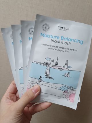 세뚜아(Cettua) 나우[세뚜아] 모이스처 밸런싱 페이셜 마스크 Cettua Moisture Balancing Facial Mask 4매 — 5점을 준 리뷰어가 2023년 12월 올린 사용 사진