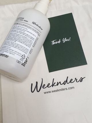 [위켄더스] 기분좋은 하루를 선사해주는 핸드& 바디워시 1종 랜덤발송 — 5점을 준 리뷰어가 2022년 5월 올린 사용 사진