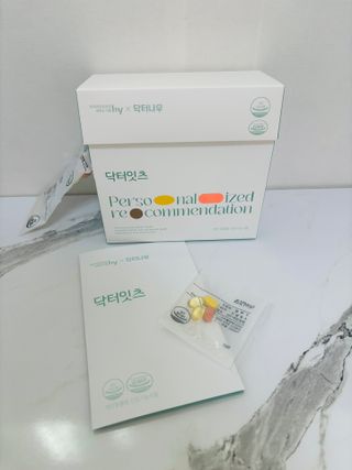 [닥터잇츠] 개인맞춤형 건강기능식품_2종 중 택 1 — 5점을 준 리뷰어가 2024년 1월 올린 사용 사진