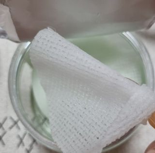 디에이브 더마-테카 바이옴 카밍패드 60매 — 5점을 준 리뷰어가 2022년 10월 올린 사용 사진