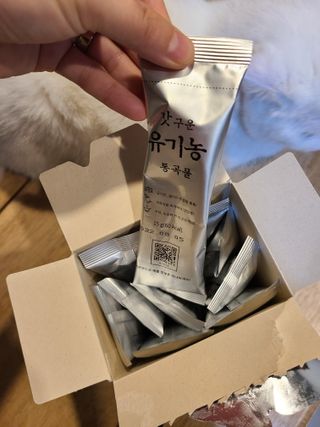 씨알푸드 유기농 쌀 시리얼 390g + 갓 구운 유기농 발아통곡물 150g — 4.5점을 준 리뷰어가 2021년 12월 올린 사용 사진