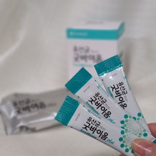 프리마인 유산균 국가지정연구소 선정, 살아있는 생유산균 200억 마리의 힘. 유산균n굿바이옴플러스 — 5점을 준 리뷰어가 2021년 9월 올린 사용 사진