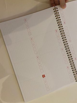 리훈 곰부 체크리스트+ 곰부 리무버블스티커 1장 — 5점을 준 리뷰어가 2021년 5월 올린 사용 사진