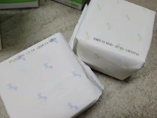허그미 유기농 순면커버 팬티라이너 + 울트라라이너 — 5점을 준 리뷰어가 2021년 8월 올린 사용 사진