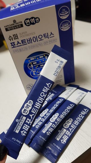 메이준뉴트리 슈퍼 포스트바이오틱스 — 5점을 준 리뷰어가 2021년 6월 올린 사용 사진