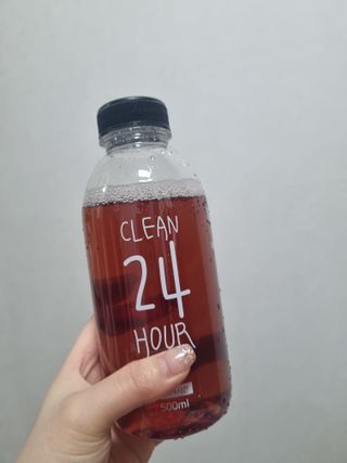 클린24시간 1BOX(5포) + 전용보틀(500ml) — 5점을 준 리뷰어가 2023년 2월 올린 사용 사진