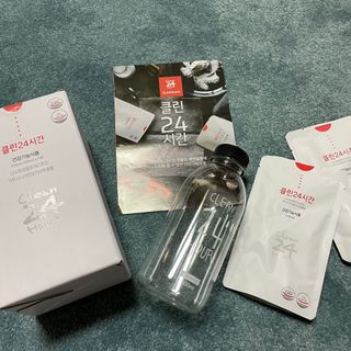 클린24시간 1BOX(5포) + 전용보틀(500ml) — 5점을 준 리뷰어가 2023년 1월 올린 사용 사진