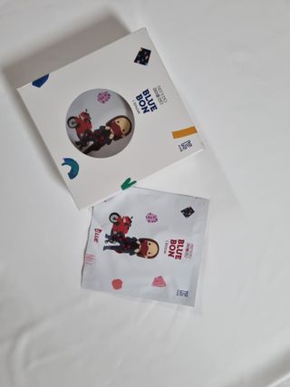 [블루 본 아이노우] 유아용 컬러마스크 40 PCS SET 2중 택 1 — 5점을 준 리뷰어가 2021년 4월 올린 사용 사진