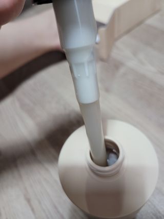프리마인 더이상 뻣뻣하고 효과없는 탈모샴푸는 NO. 근본부터 케어하는 셀베이스 그린티샴푸(500ml) — 5점을 준 리뷰어가 2023년 5월 올린 사용 사진