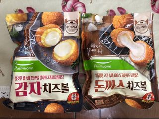 [풀무원] 치즈볼 2종-돈까스치즈볼, 감자치즈볼 — 5점을 준 리뷰어가 2021년 4월 올린 사용 사진