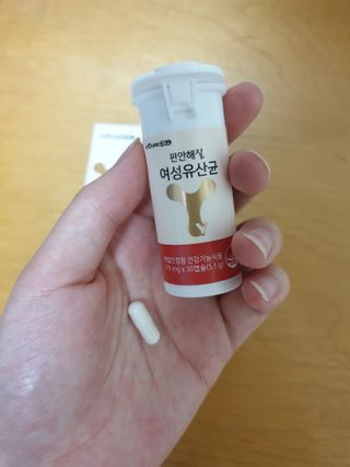 메이준뉴트리 메이준쎌 편안해질 Y케어 유산균 — 5점을 준 리뷰어가 2021년 2월 올린 사용 사진