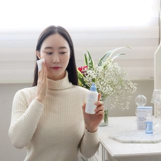 블루페탈 카밍 필 에센스 & 카밍 오일 세럼 — 5점을 준 리뷰어가 2021년 12월 올린 사용 사진