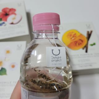 딜라이트 프로젝트 블렌딩티 우엉호박티, 히비후르츠티, 쟈스민캐모티 — 5점을 준 리뷰어가 2021년 7월 올린 사용 사진