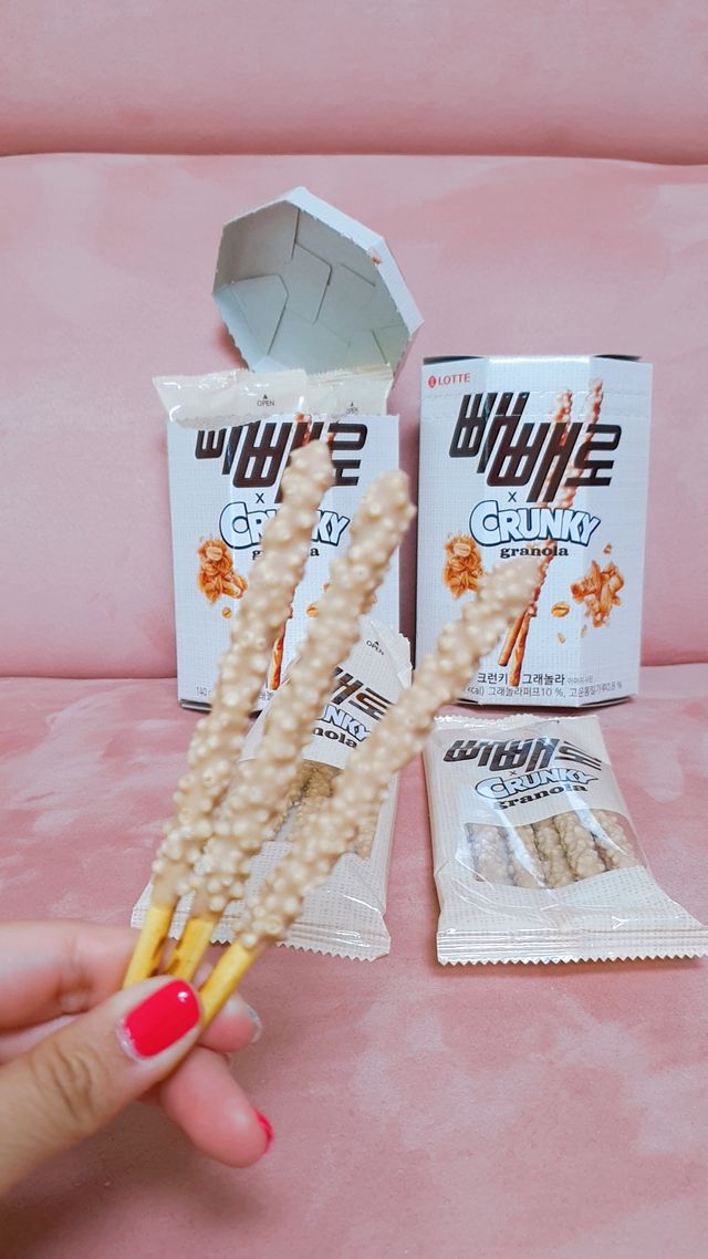 크런키 그래놀라 빼빼로 리뷰 사진