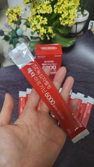 메타아르기닌 GC녹십자웰빙 메타 아르기닌 6000 플러스 오르니틴 — 5점을 준 리뷰어가 2022년 6월 올린 사용 사진