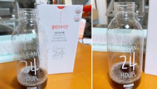 클린24시간 1BOX(5포) + 전용보틀(500ml) — 4.5점을 준 리뷰어가 2023년 7월 올린 사용 사진
