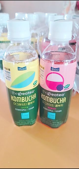더그레잇티 콤부차 [매일유업] 더그레잇티 44kcal 콤부차 300ml *12개입 (오리지널 6개+베리리치 6개) — 4점을 준 리뷰어가 2023년 7월 올린 사용 사진
