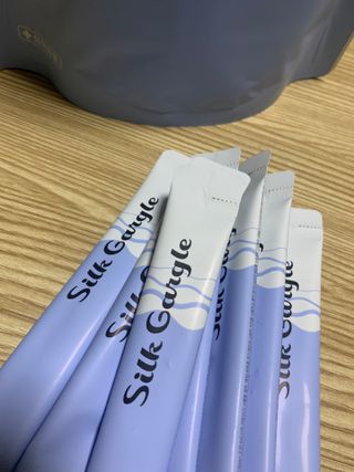 실크가글 실크단백질 함유 구강청결제 11ml 50포 — 4점을 준 리뷰어가 2021년 8월 올린 사용 사진
