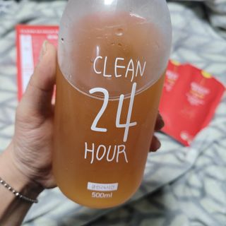 클린24시간 레드박스 1BOX(5포) + 전용보틀(500ml) — 5점을 준 리뷰어가 2024년 2월 올린 사용 사진