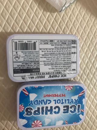 [아이스칩스] 무설탕 비건 자일리톨 캔디 7종 2개기준 — 5점을 준 리뷰어가 2021년 6월 올린 사용 사진