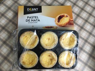 디앙뜨 포르투갈 에그타르트 오리지널 맛+패션후르츠 맛 중 택1 — 3.5점을 준 리뷰어가 2021년 7월 올린 사용 사진