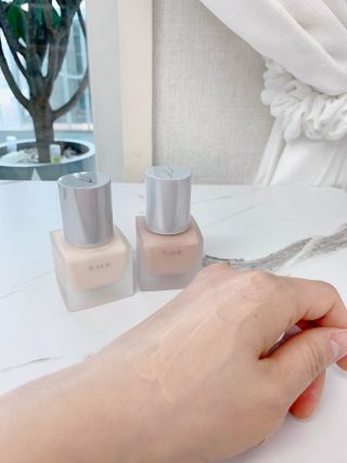 [RMK] 메이크업 베이스 + 리퀴드 파운데이션 — 5점을 준 리뷰어가 2021년 3월 올린 사용 사진