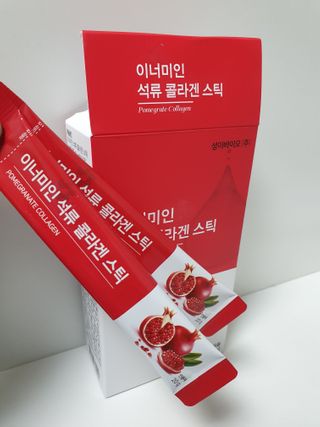 이너미인 석류 콜라겐 스틱 — 5점을 준 리뷰어가 2021년 1월 올린 사용 사진