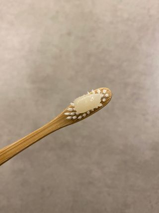 [심폐소생소] 무불소 임산부 천연 치약 — 5점을 준 리뷰어가 2021년 8월 올린 사용 사진