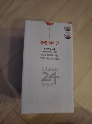 클린24시간 1BOX(5포) + 전용보틀(500ml) — 4점을 준 리뷰어가 2022년 7월 올린 사용 사진