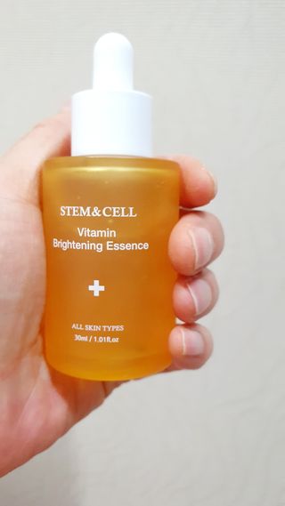 체르엠 스템앤셀 비타민 브라이트닝 에센스 30ml 1개 — 4점을 준 리뷰어가 2021년 8월 올린 사용 사진