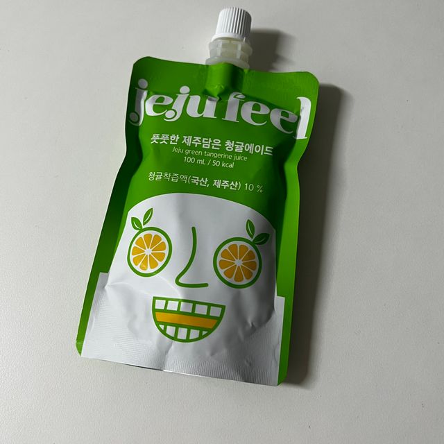 풋풋한 제주담은 청귤에이드 리뷰 사진