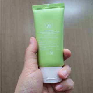 성분에디터 원더바스 카밍 캡슐 클리어 선 — 5점을 준 리뷰어가 2021년 6월 올린 사용 사진