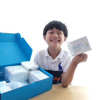 설랩수앤슈, 직접 만들어 쓰는 아기 물티슈 — 5점을 준 리뷰어가 2021년 8월 올린 사용 사진