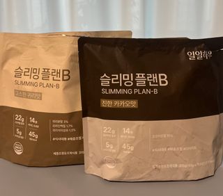 일일하우 슬리밍 플랜B 고소한 귀리맛, 진한 카카오맛 (체중조절식) — 5점을 준 리뷰어가 2023년 6월 올린 사용 사진