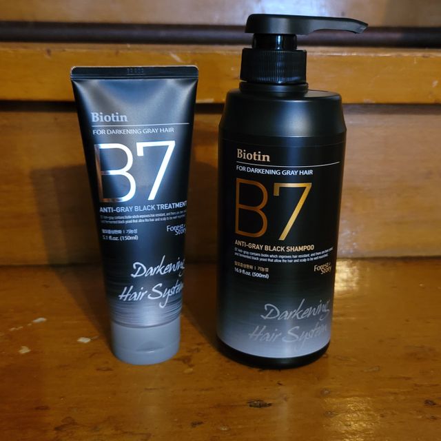 [포레스트스토리] B7 안티그레이 블랙 샴푸&트리트먼트 리뷰 사진