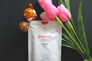 클린24시간 1BOX(5포) + 전용보틀(500ml) — 5점을 준 리뷰어가 2022년 12월 올린 사용 사진