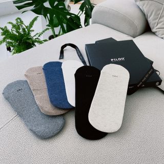 [사이즈가 있는 양말 필로이]남자 덧신 6족 선물 세트_나를 위한 선물or마음을 전하는 선물【 S, M, L, XL】 — 5점을 준 리뷰어가 2022년 6월 올린 사용 사진