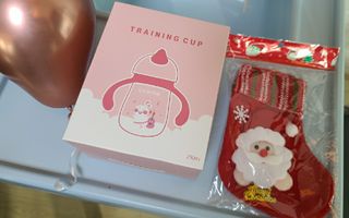 유비맘 트라이탄 코니빨대컵_컬러 랜덤 발송 — 5점을 준 리뷰어가 2020년 12월 올린 사용 사진