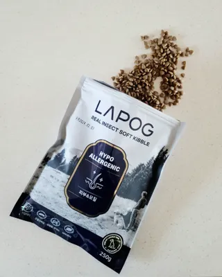 [푸디웜] 라포그 리얼인섹트 소프트키블 스킨 1KG — 5점을 준 리뷰어가 2022년 9월 올린 사용 사진