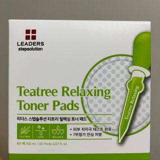 리더스코스메틱 리더스 스텝솔루션 티트리 릴렉싱 토너 패드 — 5점을 준 리뷰어가 2022년 5월 올린 사용 사진