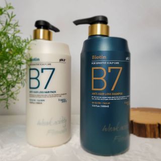 [포레스트스토리] B7 안티 헤어로스 샴푸1,000ml + 헤어팩 1,000ml — 5점을 준 리뷰어가 2021년 4월 올린 사용 사진